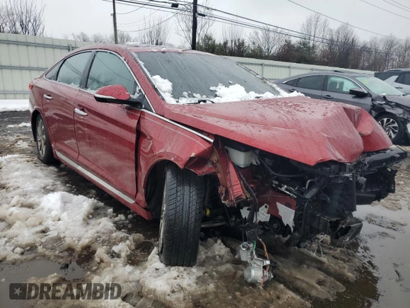 2016 Hyundai Sonata Sport with VIN 5NPE34AF9GH416360, listed as a Copart auction lot 45181925 with 82,863 mi miles and Salvage Title. Bid and sale history available at DreamBid. Image 4.