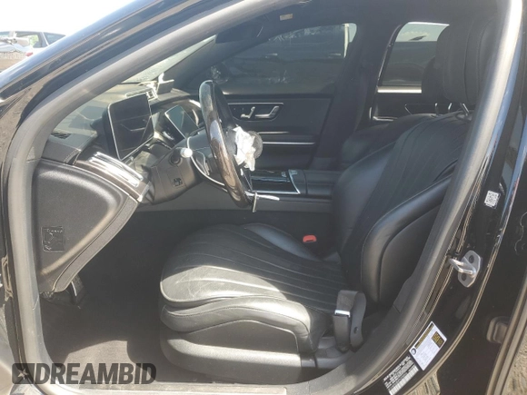 2023 Mercedes-Benz S 500 with VIN W1K6G6DBXPA208546, listed as a Copart auction lot 55488395 with Not Provided miles and Non Repairable. Bid and sale history available at DreamBid. Image 7.