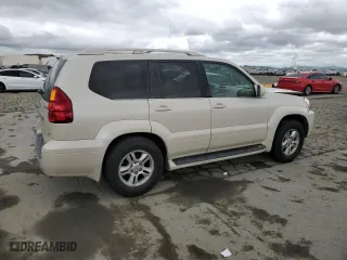 2003 Lexus GX 470 with VIN JTJBT20X330006191, listed as a Copart auction lot 53516235 with 146,860 mi miles and Salvage Title. Bid and sale history available at carsss.com. Image 3.