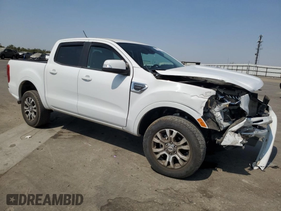 2020 Ford Ranger XL with VIN 1FTER4EH6LLA30222, listed as a Copart auction lot 69712924 with 55,344 mi miles and Salvage Title. Bid and sale history available at DreamBid. Image 4.