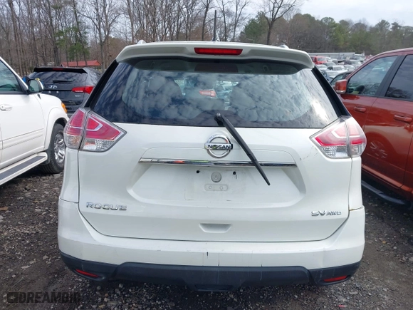 2016 Nissan Rogue S with VIN KNMAT2MV6GP699519, listed as a IAAI auction lot 41453258 with 166,581 mi miles. Bid and sale history available at carsss.com. Image 15.