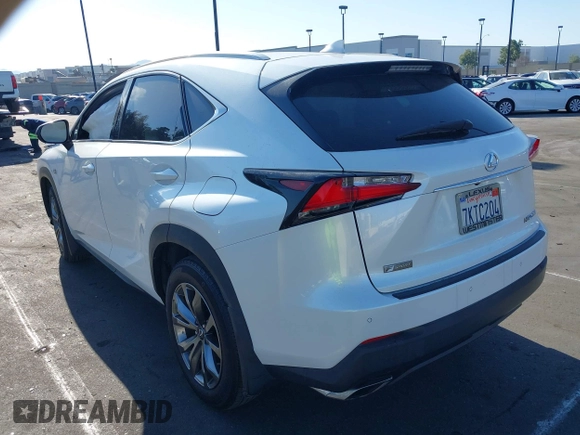 2015 Lexus NX 200t with VIN JTJYARBZ8F2004307, listed as a IAAI auction lot 41985535 with 163,254 mi miles. Bid and sale history available at carsss.com. Image 3.