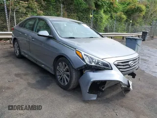 2017 Hyundai Sonata Sport z VIN 5NPE34AF6HH546968, wystawiony jako IAAI lot #42084901 z przebiegiem 80 407 mil mil oraz . Historia ofert i sprzedaży dostępna na DreamBid. Obrazek 1.