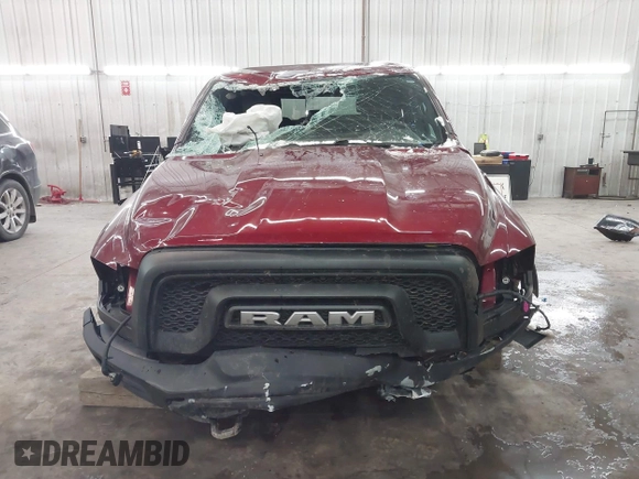 2021 Ram 1500 Classic Warlock with VIN 1C6RR7GT1MS506329, listed as a IAAI auction lot 41290485 with 56,819 mi miles. Bid and sale history available at carsss.com. Image 12.