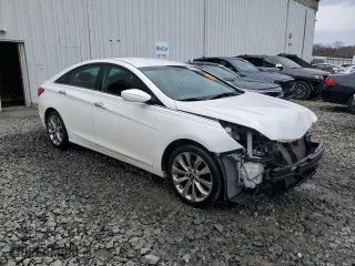 2013 Hyundai Sonata SE with VIN 5NPEC4ACXDH643915, listed as a Copart auction lot 51060855 with 109,275 mi miles and Salvage Title. Bid and sale history available at carsss.com. Image 4.