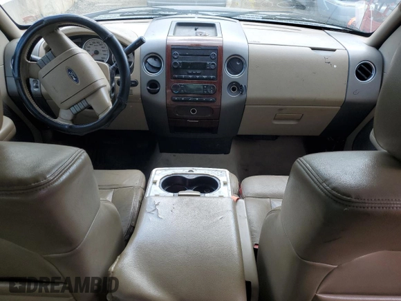 2005 Ford F-150 XLT with VIN 1FTPX12555NA02250, listed as a Copart auction lot 55414295 with Not Provided miles and Salvage Title. Bid and sale history available at carsss.com. Image 8.