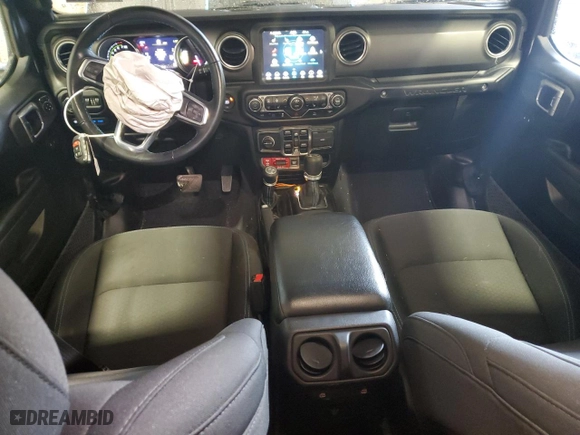 2022 Jeep Wrangler 4xe Unlimited Rubicon with VIN 1C4JJXR65NW274221, listed as a Copart auction lot 49138365 with 25,218 mi miles and Salvage Title. Bid and sale history available at carsss.com. Image 8.