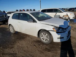 2015 Volkswagen Golf TSI S with VIN 3VW917AU8FM071092, listed as a Copart auction lot 42177115 with 62,756 mi miles and Salvage Title. Bid and sale history available at carsss.com. Image 4.