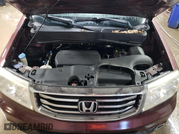 2013 Honda Pilot EX-L with VIN 5FNYF4H5XDB042630, listed as a Copart auction lot 46107285 with 178,504 mi miles and Salvage Title. Bid and sale history available at carsss.com. Image 12.