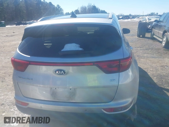 2017 Kia Sportage EX with VIN KNDPN3AC6H7237346, listed as a IAAI auction lot 41599545 with 74,151 mi miles. Bid and sale history available at carsss.com. Image 16.