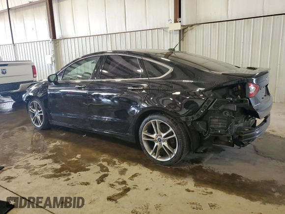 2016 Ford Fusion Titanium with VIN 3FA6P0K97GR405256, listed as a Copart auction lot 55289995 with 124,159 mi miles and Salvage Title. Bid and sale history available at DreamBid. Image 2.