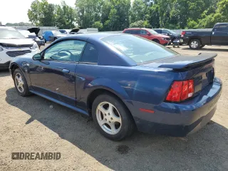 2002 Ford Mustang Standard with VIN 1FAFP40442F202944, listed as a Copart auction lot 62178415 with 124,619 mi miles and Salvage title. Bid and sale history available at DreamBid. Image 2.