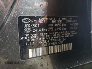 2022 Genesis G70 3.3T с VIN KMTG54TE7NU084124, выставлен на аукционе Copart как лот 50022085 с пробегом 22 338 миль миль и Списание • Salvage title. История ставок и продаж доступна на DreamBid. Изображение 12.