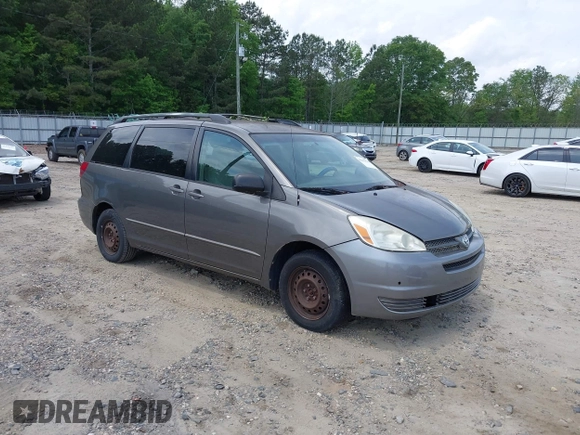 2004 Toyota Sienna CE with VIN 5TDZA23C74S150079, listed as a IAAI auction lot 42162326 with 270,795 mi miles and . Bid and sale history available at DreamBid. Image 1.