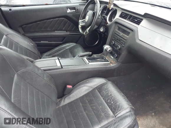 2010 Ford Mustang V6 with VIN 1ZVBP8AN6A5105768, listed as a IAAI auction lot 41964355 with 180,654 mi miles. Bid and sale history available at carsss.com. Image 5.