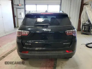 2017 Jeep Compass Sport с VIN 3C4NJDAB8HT630969, выставлен на аукционе Copart как лот 53858445 с пробегом 109 239 миль миль и Списание • Salvage title. История ставок и продаж доступна на DreamBid. Изображение 6.