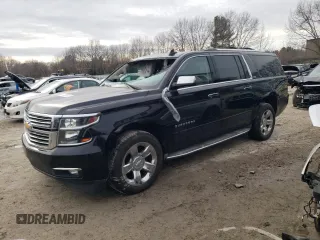 2016 Chevrolet Suburban LTZ with VIN 1GNSKJKC4GR118811, listed as a Copart auction lot 47208035 with 125,404 mi miles and Salvage Title. Bid and sale history available at carsss.com. Image 1.