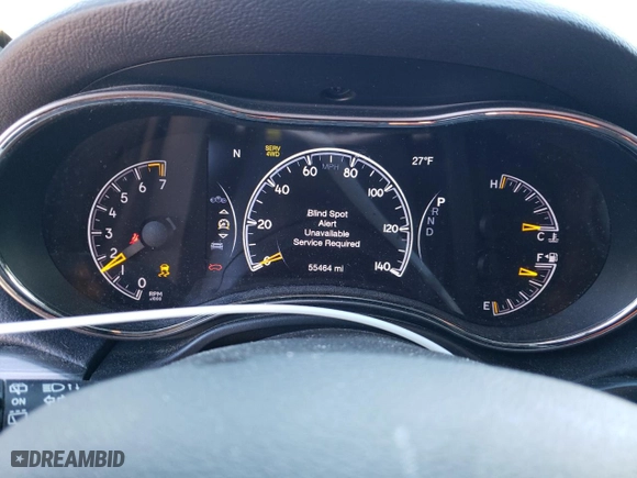 2020 Jeep Grand Cherokee Limited with VIN 1C4RJFBG8LC126904, listed as a Copart auction lot 44484195 with 55,464 mi miles and Salvage Title. Bid and sale history available at carsss.com. Image 9.