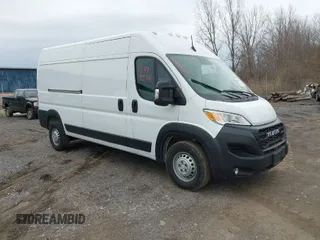 2024 Ram ProMaster Cargo Tradesman with VIN 3C6LRVDG3RE136772, listed as a IAAI auction lot 41879274 with 17,458 mi miles and . Bid and sale history available at DreamBid. Image 1.