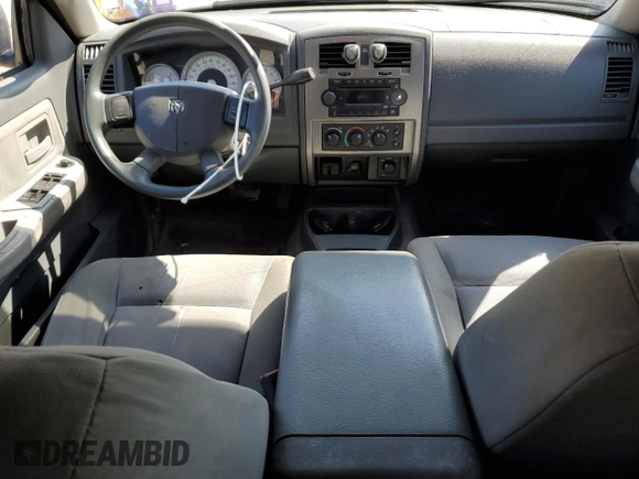 2006 Dodge Dakota SLT with VIN 1D7HW48N56S589686, listed as a Copart auction lot 49497045 with 135,845 mi miles and Salvage Title. Bid and sale history available at carsss.com. Image 8.