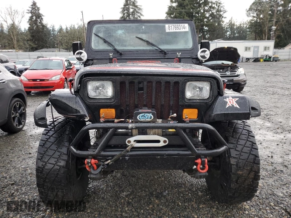 1994 Jeep Wrangler with VIN 1J4FY29SXRP426229, listed as a Copart auction lot 81769314 with 200,005 mi miles and Salvage Title. Bid and sale history available at carsss.com. Image 5.