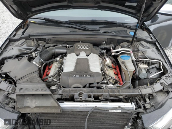 2015 Audi S4 Premium Plus with VIN WAUBGAFLXFA080564, listed as a Copart auction lot 81316934 with 73,184 mi miles and Salvage Title. Bid and sale history available at carsss.com. Image 12.