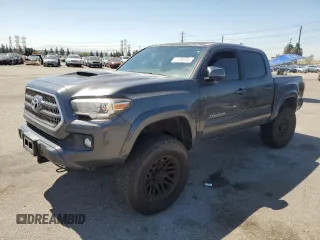 2017 Toyota Tacoma SR5 with VIN 3TMCZ5AN3HM076315, listed as a Copart auction lot 53828955 with 172,923 mi miles and Salvage Title. Bid and sale history available at carsss.com. Image 1.