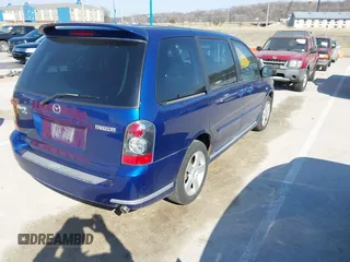 2005 Mazda MPV LX with VIN JM3LW28J450540647, listed as a IAAI auction lot 41674005 with 195,761 mi miles. Bid and sale history available at carsss.com. Image 4.