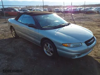 1999 Chrysler Sebring Jxi with VIN 3C3EL55H6XT603058, listed as a IAAI auction lot 41500033 with 157,852 mi miles. Bid and sale history available at carsss.com. Image 1.