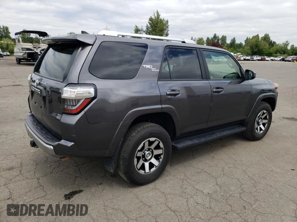 2022 Toyota 4Runner TRD Off Road with VIN JTEPU5JRXN6007051, listed as a Copart auction lot 60082665 with 59,737 mi miles and Salvage title. Bid and sale history available at DreamBid. Image 3.