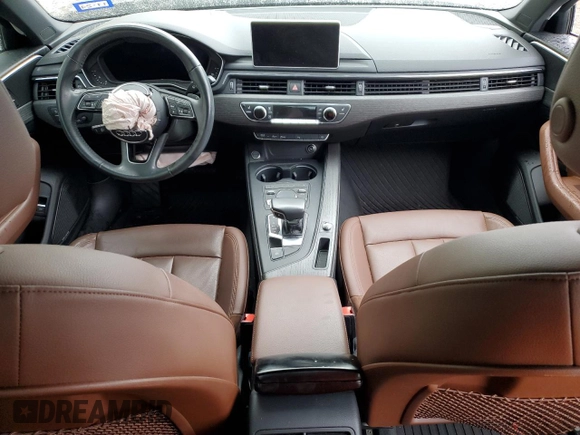 2017 Audi A4 Premium Plus with VIN WAULNAF47HN041641, listed as a Copart auction lot 83992674 with 0 mi miles and Salvage Title. Bid and sale history available at carsss.com. Image 8.