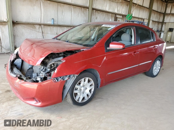 2012 Nissan Sentra S with VIN 3N1AB6AP2CL678871, listed as a Copart auction lot 53320255 with 132,698 mi miles and Salvage Title. Bid and sale history available at DreamBid. Image 1.