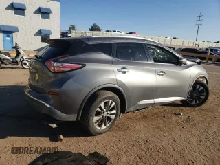 2015 Nissan Murano SL with VIN 5N1AZ2MH3FN214011, listed as a Copart auction lot 81746574 with Not Provided miles and Salvage Title. Bid and sale history available at DreamBid. Image 3.