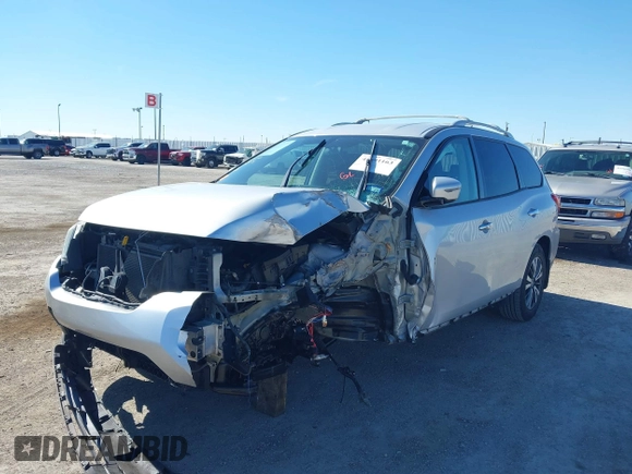 2018 Nissan Pathfinder SV with VIN 5N1DR2MN4JC607605, listed as a IAAI auction lot 41691163 with 99,069 mi miles. Bid and sale history available at carsss.com. Image 6.