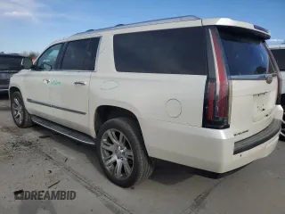 2015 Cadillac Escalade ESV Luxury z VIN 1GYS4SKJ5FR718253, wystawiony jako Copart lot #48767875 z przebiegiem 173 682 mil mil oraz Szkoda całkowita • Salvage title. Historia ofert i sprzedaży dostępna na DreamBid. Obrazek 2.