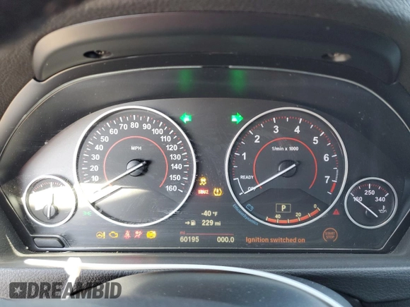 2017 BMW 3 Series 330i xDrive with VIN WBA8D9G3XHNU65814, listed as a Copart auction lot 87480984 with 60,195 mi miles and Salvage title. Bid and sale history available at DreamBid. Image 9.