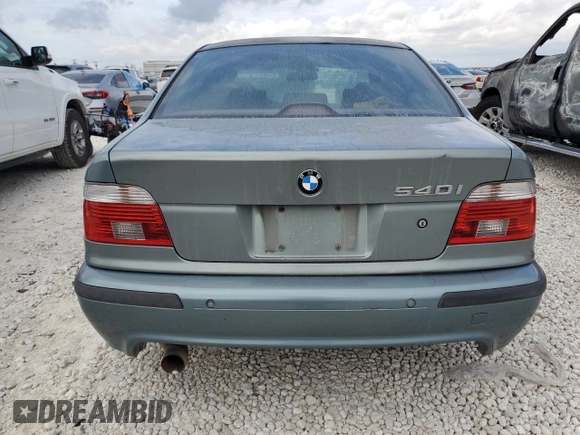 2003 BMW 5 Series 540i with VIN WBADN53453GF71025, listed as a Copart auction lot 72276964 with 0 mi miles and Clean Title. Bid and sale history available at carsss.com. Image 6.