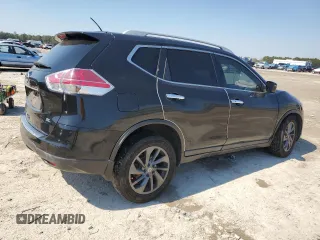 2016 Nissan Rogue SL with VIN 5N1AT2MT2GC732761, listed as a Copart auction lot 47031525 with 157,357 mi miles and Salvage Title. Bid and sale history available at carsss.com. Image 3.