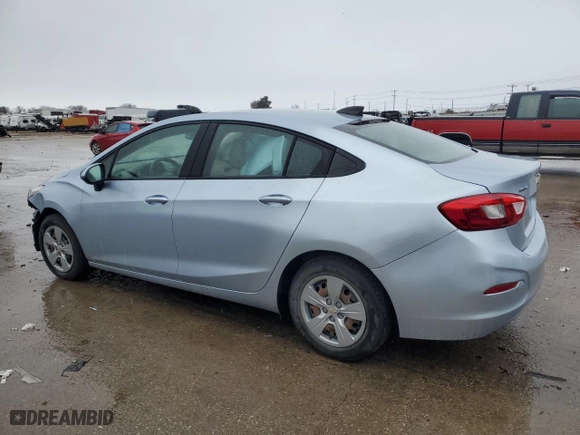 2017 Chevrolet Cruze LS with VIN 1G1BC5SM3H7203120, listed as a Copart auction lot 44820785 with 41,585 mi miles and Salvage Title. Bid and sale history available at carsss.com. Image 2.