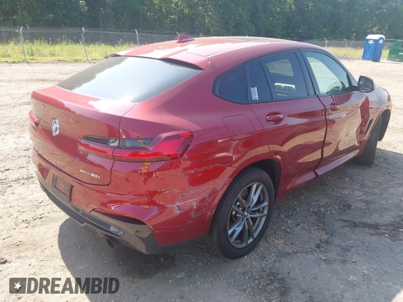 2019 BMW X4 xDrive30i with VIN 5UXUJ3C50KLG55026, listed as a IAAI auction lot 42413208 with 139,460 mi miles and . Bid and sale history available at DreamBid. Image 4.