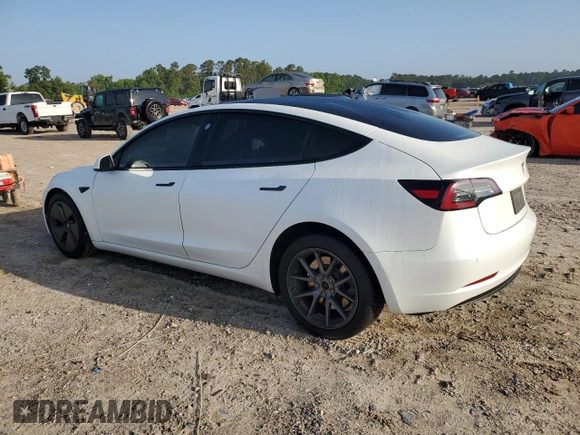 2021 Tesla Model 3 Long Range z VIN 5YJ3E1EB7MF044096, wystawiony jako Copart lot #56300355 z przebiegiem 87 677 mil mil oraz Szkoda całkowita • Salvage title. Historia ofert i sprzedaży dostępna na DreamBid. Obrazek 2.