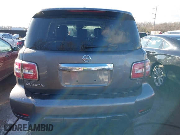 2020 Nissan Armada SL with VIN JN8AY2NC6LX516391, listed as a IAAI auction lot 41136631 with 126,722 mi miles. Bid and sale history available at carsss.com. Image 16.