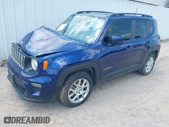 2021 Jeep Renegade Latitude with VIN ZACNJCBB8MPM36868, listed as a IAAI auction lot 42123253 with 52,760 mi miles and . Bid and sale history available at DreamBid. Image 2.