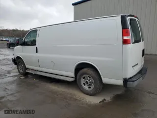 2017 GMC Savana Cargo Van with VIN 1GTW7AFF5H1143359, listed as a Copart auction lot 53189835 with 114,245 mi miles and Salvage Title. Bid and sale history available at carsss.com. Image 2.