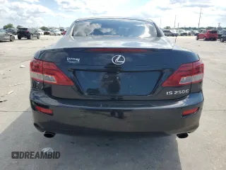 2013 Lexus IS 250 C with VIN JTHFF2C25D2527638, listed as a Copart auction lot 55654335 with 98,127 mi miles and Salvage title. Bid and sale history available at DreamBid. Image 6.