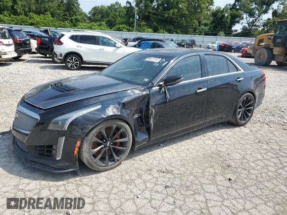 2017 Cadillac CTS-V z VIN 1G6A15S60H0208958, wystawiony jako Copart lot #43529704 z przebiegiem 74 025 mil mil oraz Szkoda całkowita • Salvage title. Historia ofert i sprzedaży dostępna na DreamBid. Obrazek 1.