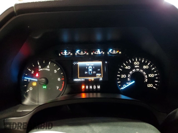2018 Ford F-150 XL with VIN 1FTMF1C57JKC88473, listed as a Copart auction lot 88155485 with 89,830 mi miles and Salvage title. Bid and sale history available at DreamBid. Image 9.