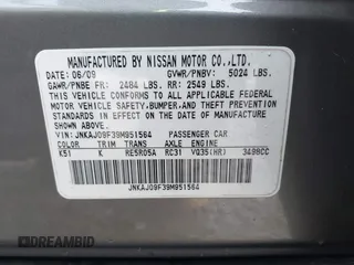 2009 Infiniti EX Journey с VIN JNKAJ09F39M951564, выставлен на аукционе IAAI как лот 41807892 с пробегом 101 420 миль миль и . История ставок и продаж доступна на DreamBid. Изображение 9.
