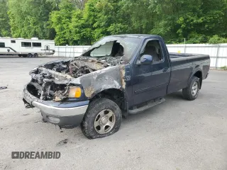 2002 Ford F-150 XL z VIN 2FTRF18W92CA67776, wystawiony jako Copart lot #54002365 z przebiegiem Nie podano mil oraz Szkoda całkowita • Salvage title. Historia ofert i sprzedaży dostępna na DreamBid. Obrazek 1.