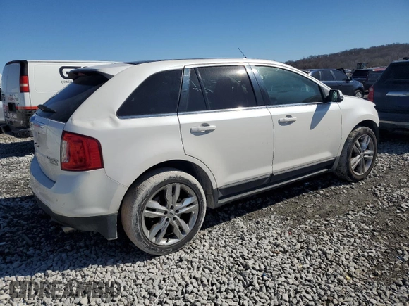 2012 Ford Edge Limited with VIN 2FMDK3K99CBA33702, listed as a Copart auction lot 46500505 with 181,050 mi miles and Salvage Title. Bid and sale history available at carsss.com. Image 3.